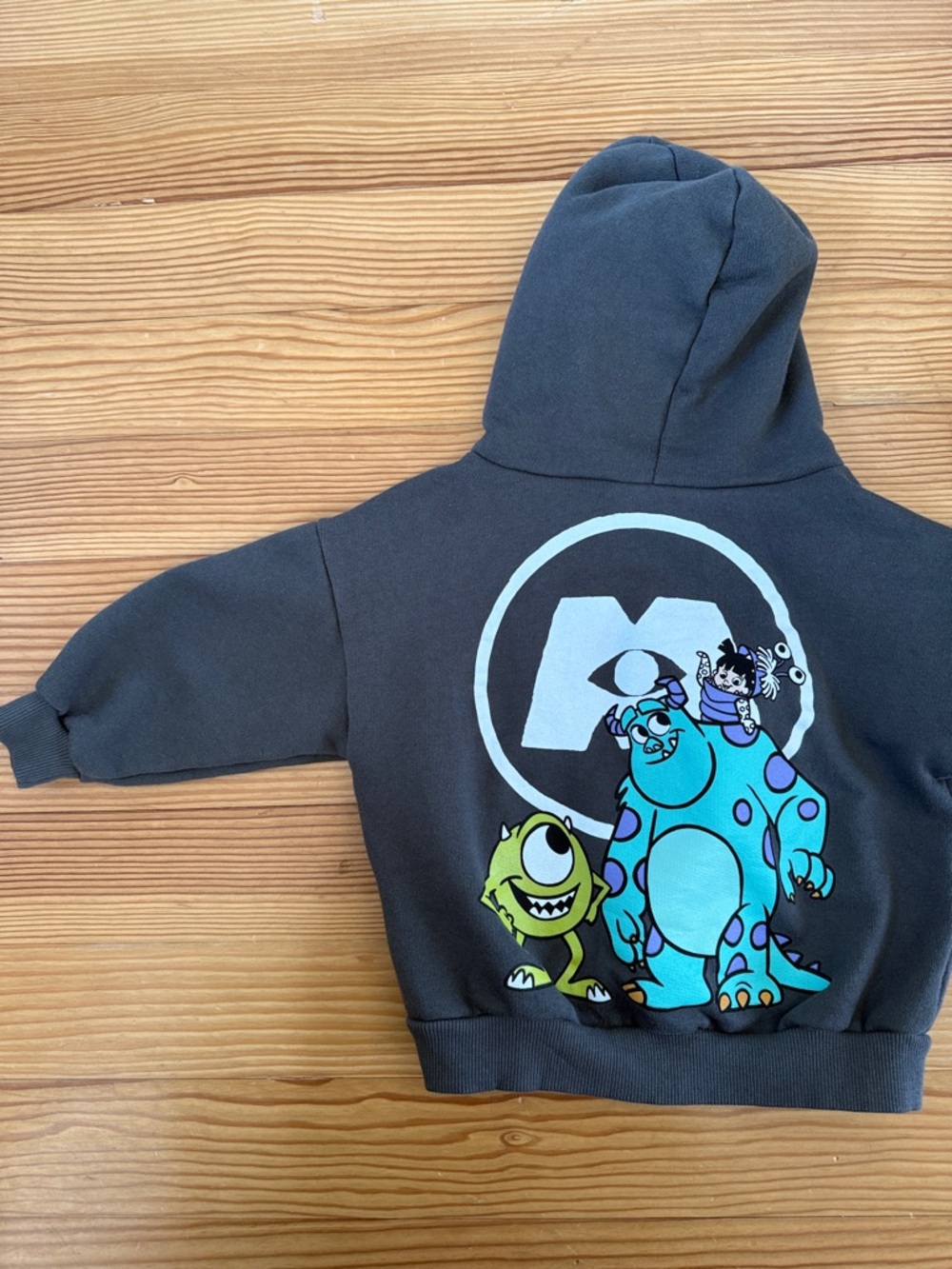 Zara Disney Pixar Monsters Inc. Kids Hoodie Size 3 Years - Picture 4 of 4